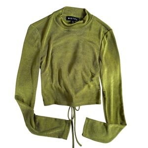 Motel Rocks Chartreuse Long Sleeve Top
